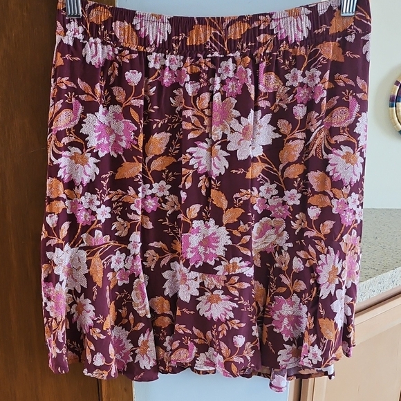 Floral Women's Skirt - Multicolor - Picture 1 of 8